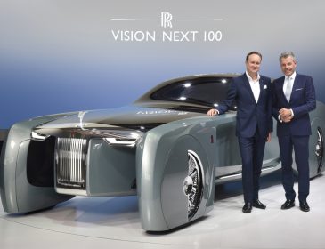 Luxusmobilität der Zukunft: Das Visionsfahrzeug „ROLLS-ROYCE NEXT 100“ gastiert in der BMW-Welt München