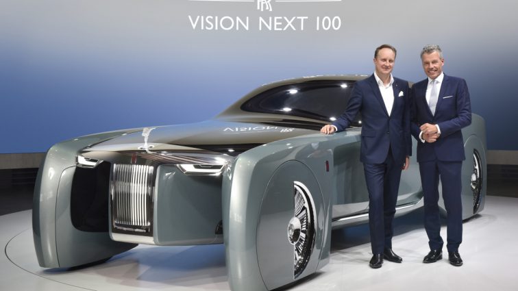 Luxusmobilität der Zukunft: Das Visionsfahrzeug „ROLLS-ROYCE NEXT 100“ gastiert in der BMW-Welt München