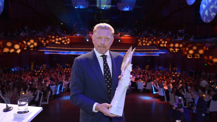 PEGASOS-Trophäe für Boris Becker