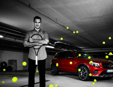 Erfolgreiche Partnerschaft wird verlängert: Zwanzigfacher Grand Slam-Sieger Roger Federer schlägt weiterhin mit Mercedes-Benz auf