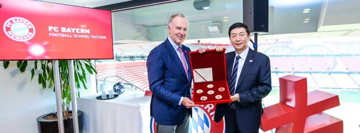 FC Bayern startet Football School in Taiyuan