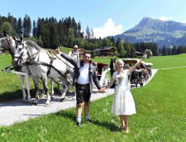 Traumhochzeit in Kitzbühel: Falk Raudies und Andrea Mühlbauer (Ex-Frau von Maxi Arland) sagen ja