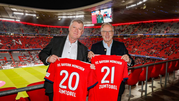 Zumtobel Group wird offizieller Lichtpartner  des FC Bayern München