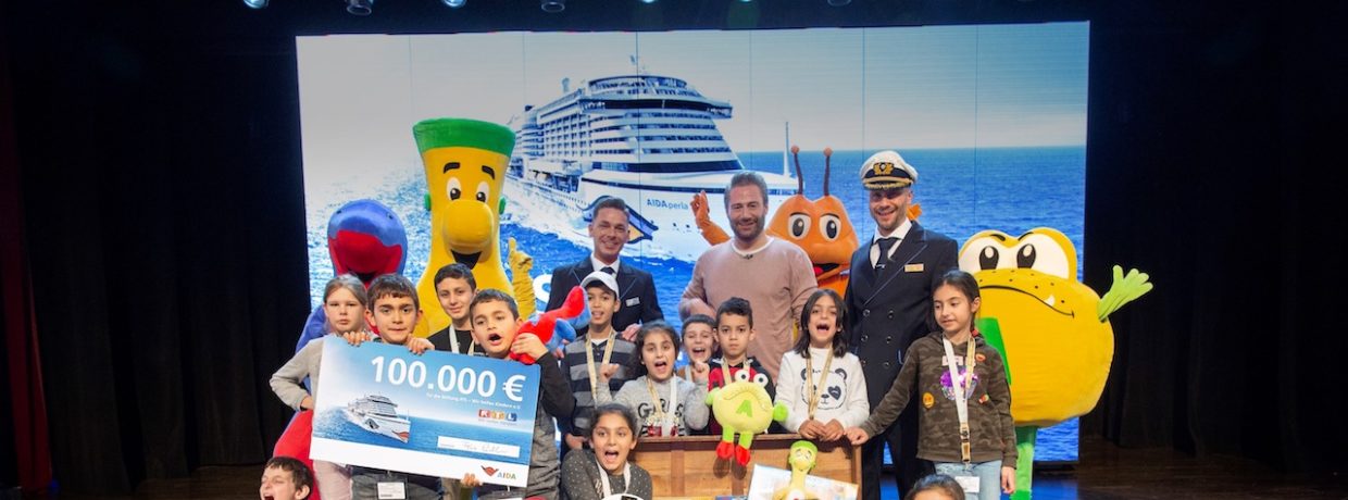 AIDA Cruises unterstützt den RTL Spendenmarathon mit 100.000 EURO
