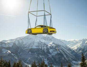 Großer Auftritt für den neuen Elfer von Porsche in den Alpen
