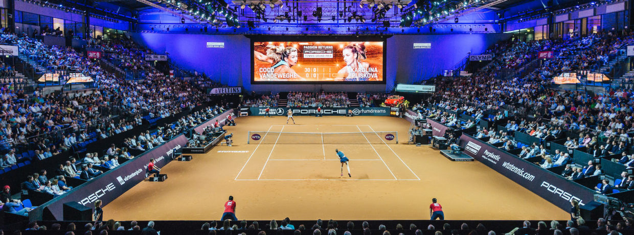 Porsche Tennis Grand Prix: Spitzensport und beste Unterhaltung