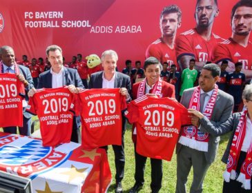 FC Bayern München eröffnet Football School in Addis Abeba