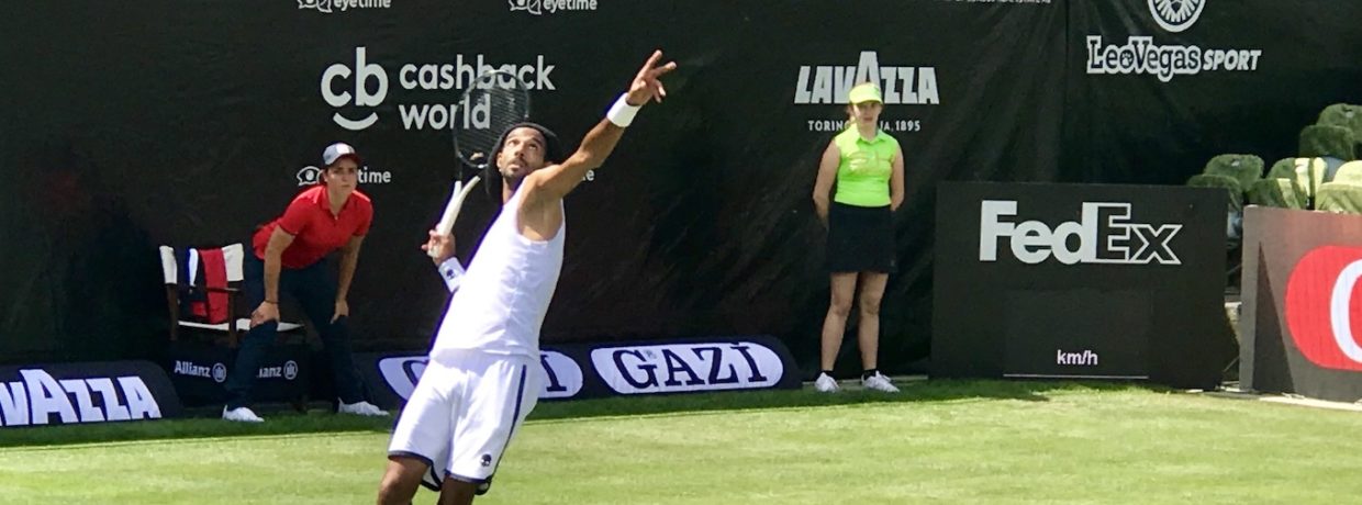 Dustin Brown kämpft sich beim MercedesCup ins Hauptfeld