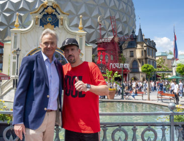Double-Sieger & Fußballstar Franck Ribéry genießt Familienzeit im Europa-Park