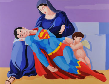 Banksy meets Superman bei der Kunstmesse „Highlights“