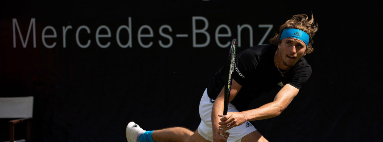 Deutschlands Nummer eins Alexander Zverev eröffnet die Rasensaison 2020 beim MercedesCup am Stuttgarter Weissenhof