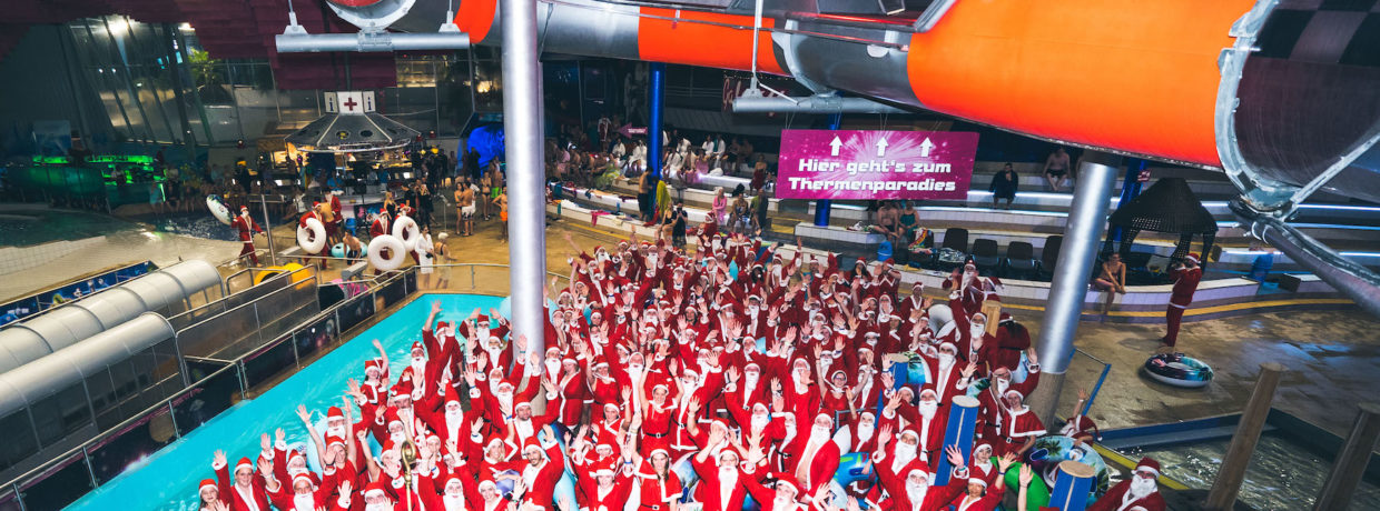 Weihnachtszauber und Rutschen-Wahnsinn in der Therme Erding