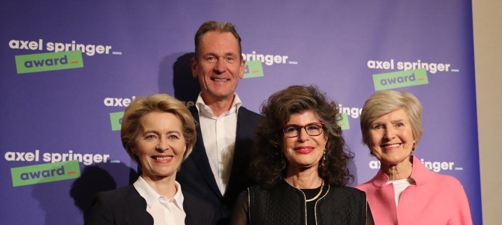 „Mit Mut und klarer Haltung“: Shoshana Zuboff erhält Axel Springer Award 2019