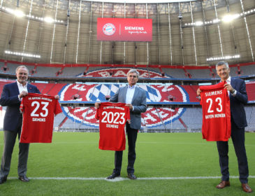 FC Bayern München und Siemens verlängern Partnerschaft