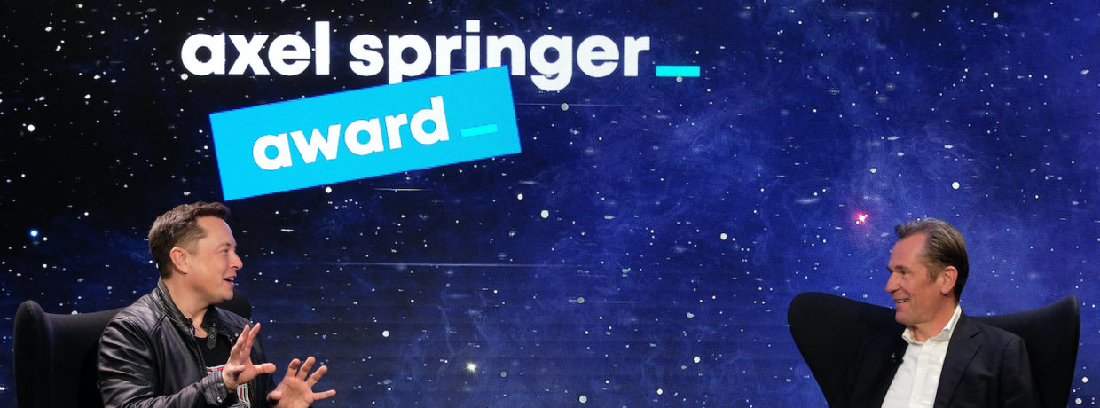 „Mission to Mars“ – Elon Musk persönlich mit Axel Springer Award ausgezeichnet