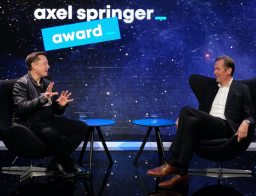 „Mission to Mars“ – Elon Musk persönlich mit Axel Springer Award ausgezeichnet