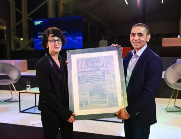 BioNTech-Gründer Özlem Türeci und Uğur Şahin mit Axel Springer Award ausgezeichnet