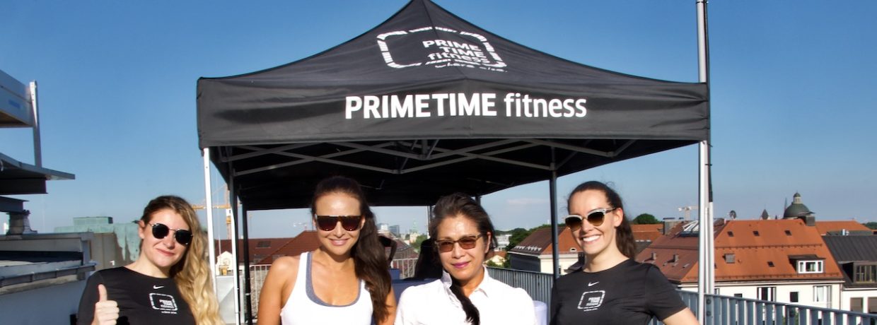 Opening des Open-Air Fitness-Studios Bel Air Prime Time Fitness