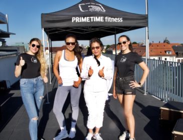 Opening des Open-Air Fitness-Studios Bel Air Prime Time Fitness