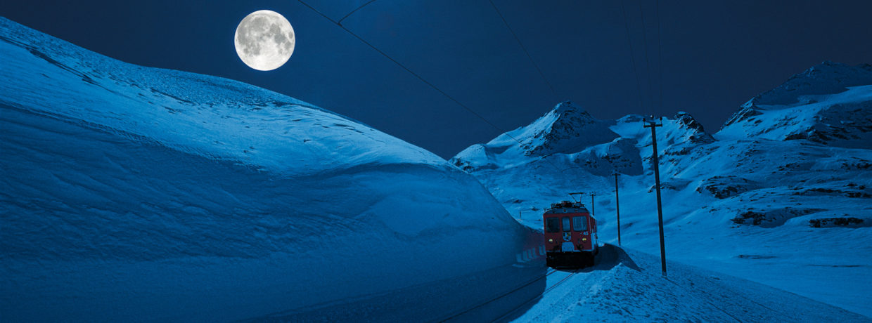 Romantische Bahnausflüge mit der Rhätischen Bahn im Winter 2022