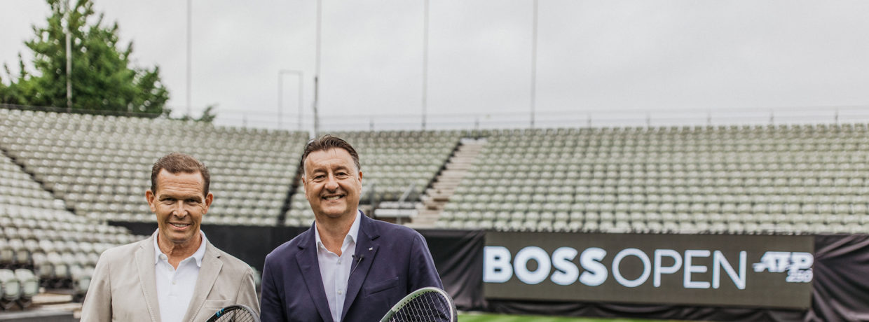 Aufschlag in die Zukunft! Das Tennis-Highlight am Stuttgarter Weissenhof heißt ab sofort BOSS OPEN