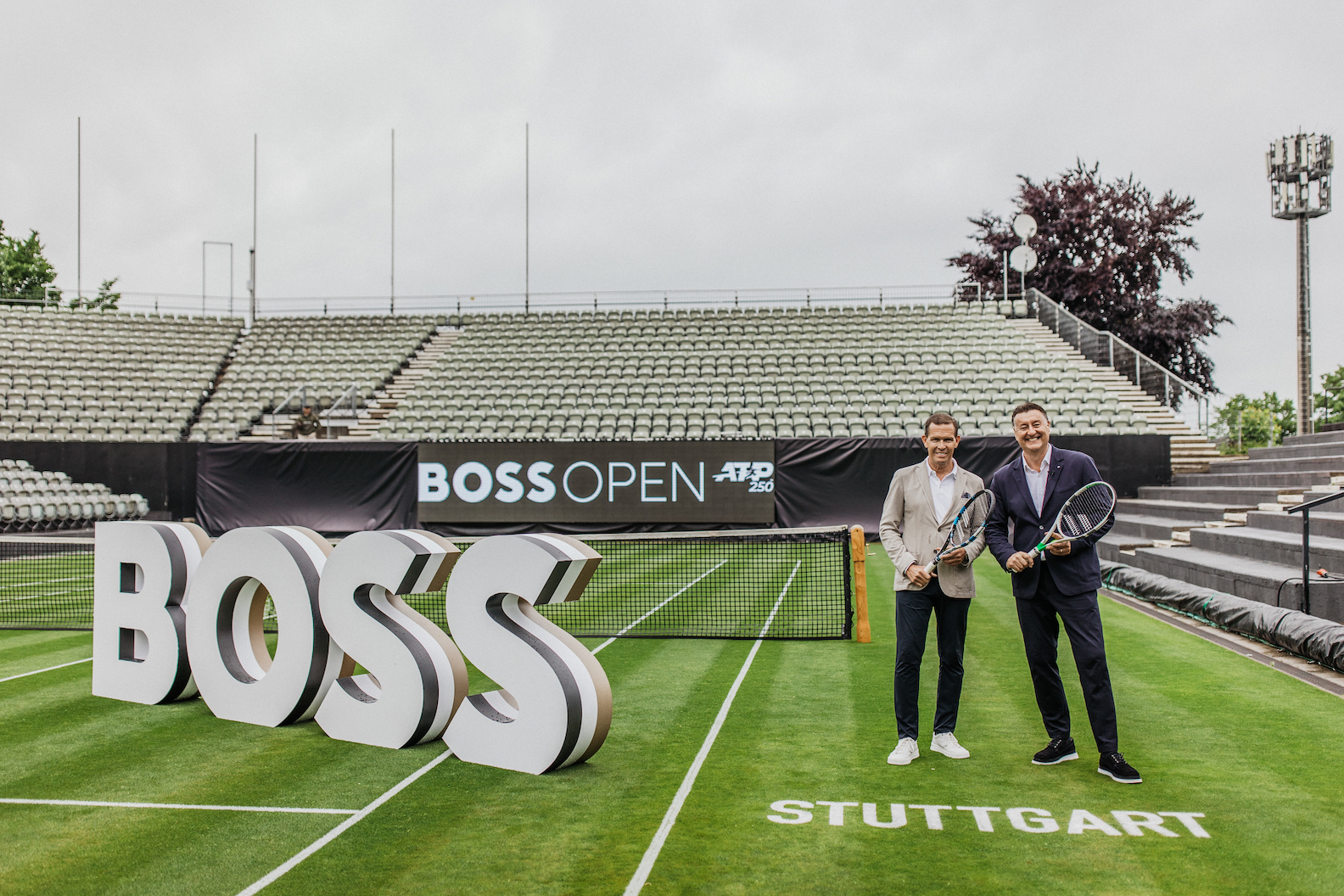 Aufschlag in die Zukunft! Das Tennis-Highlight am Stuttgarter Weissenhof heißt ab sofort BOSS OPEN