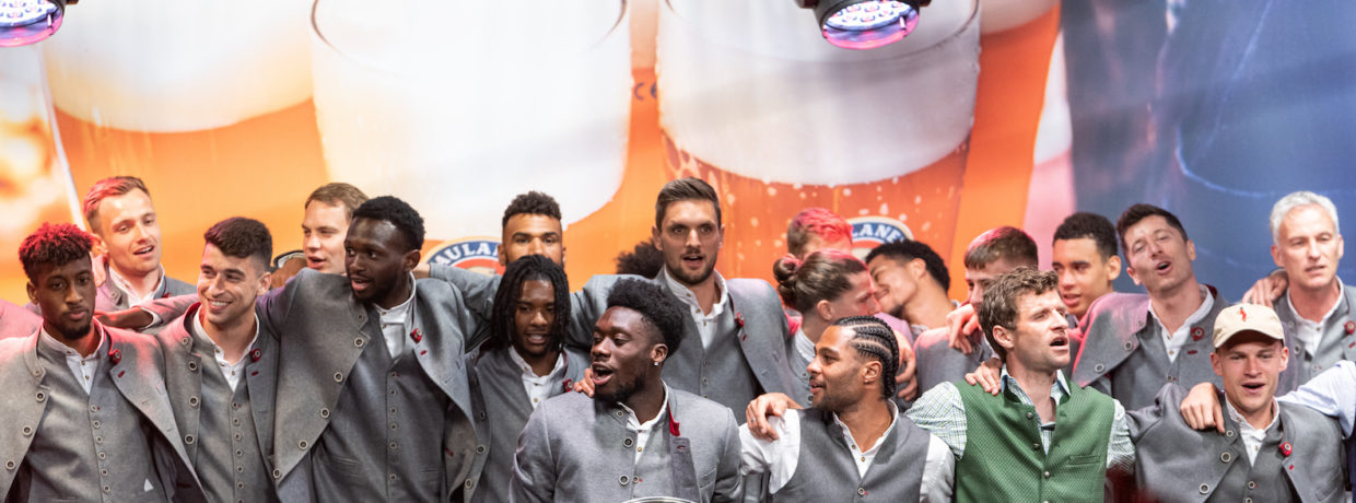 FC Bayern Meisterfeier auf dem Nockherberg bei Paulaner
