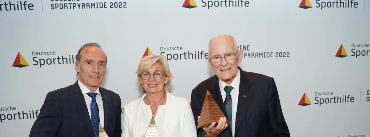 “Goldene Sportpyramide”: Preisträger:innen spenden 75.000 Euro für Projekte im Sport