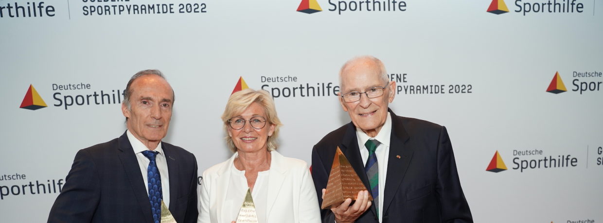 „Goldene Sportpyramide“: Deutsche Sporthilfe ehrt Eberhard Gienger, Silvia Neid und Hans Wilhelm Gäb