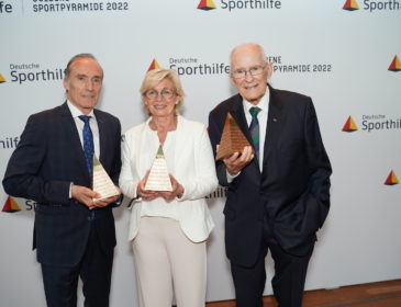 „Goldene Sportpyramide“: Deutsche Sporthilfe ehrt Eberhard Gienger, Silvia Neid und Hans Wilhelm Gäb