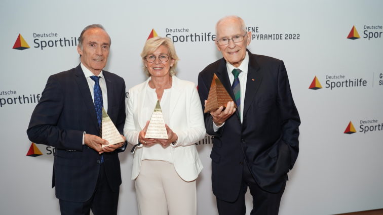 „Goldene Sportpyramide“: Deutsche Sporthilfe ehrt Eberhard Gienger, Silvia Neid und Hans Wilhelm Gäb