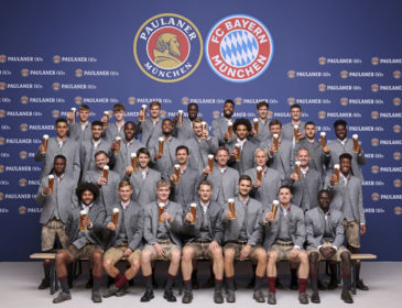 FC Bayern: Lederhosen-Shooting bei Paulaner am Nockherberg