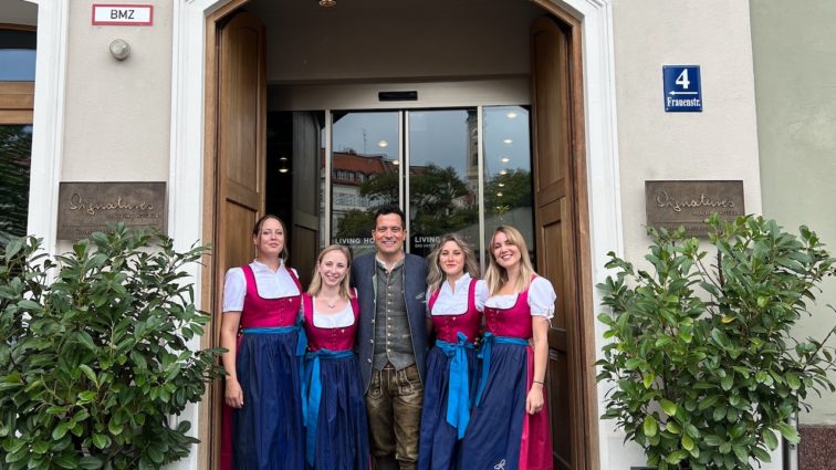 Dirndl Pop-up Salon von Ploom im Living Hotel Das Viktualienmarkt