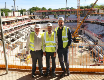 SAP Garden: Hainer, Hoeneß und Pesic besuchen neues „Experience Center“