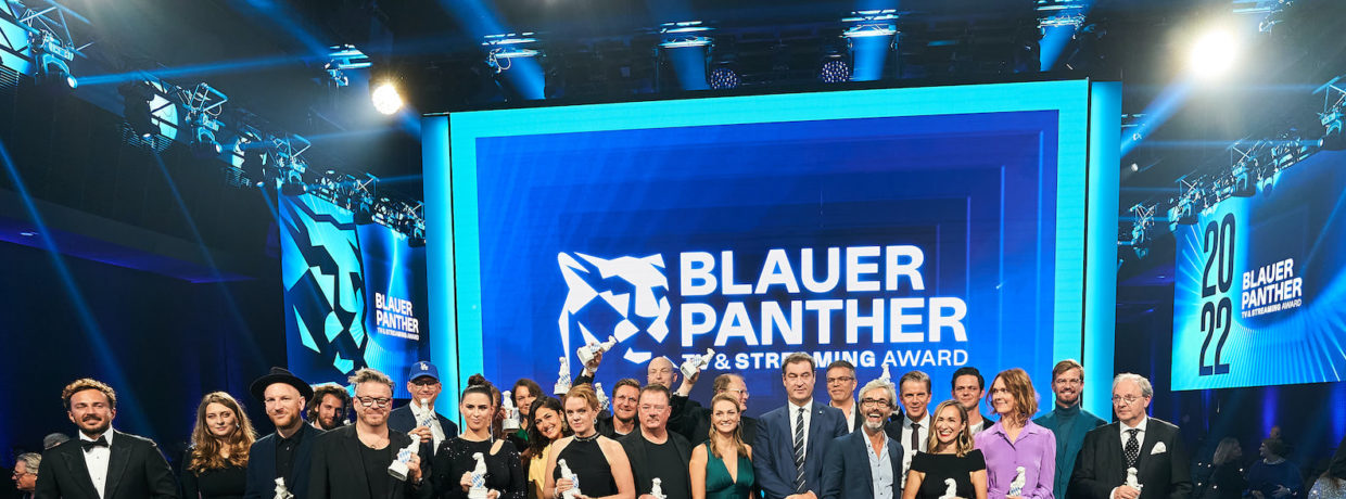Die Preisträger:innen des „Blauer Panther – TV & Streaming Award“ 2022