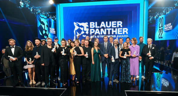 Die Preisträger:innen des „Blauer Panther – TV & Streaming Award“ 2022