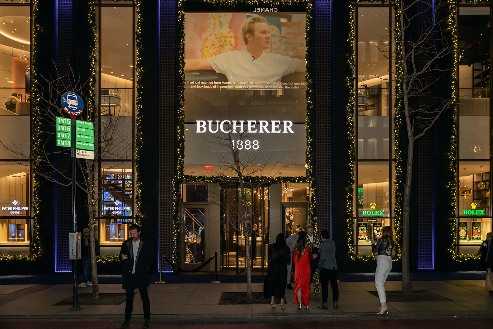 Leon Löwentraut bei BUCHERER, New York - Grand Opening in Manhattan