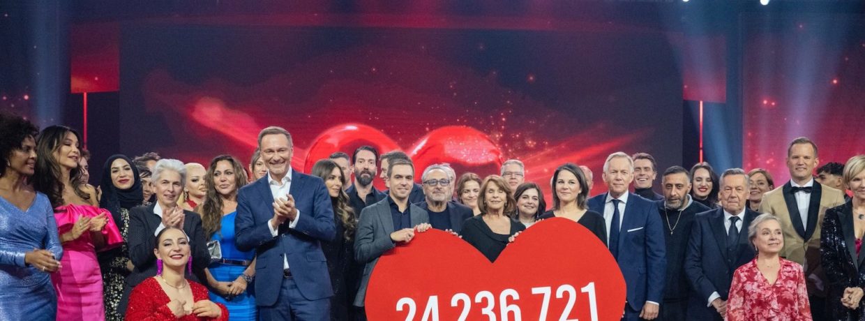 Krönung der Herzen: 24.236.721 Euro bei „Ein Herz für Kinder“ 2022