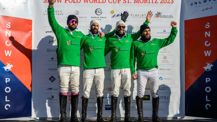 Team Azerbaijan Land of Fire verteidigt den Titel am Snow Polo World Cup St. Moritz