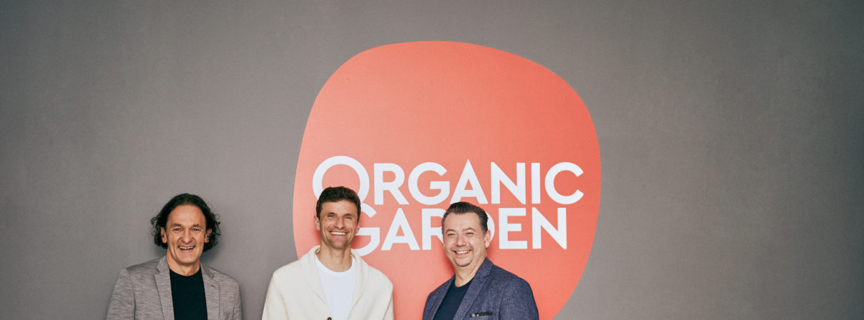 Thomas Müller beteiligt sich an Organic Garden