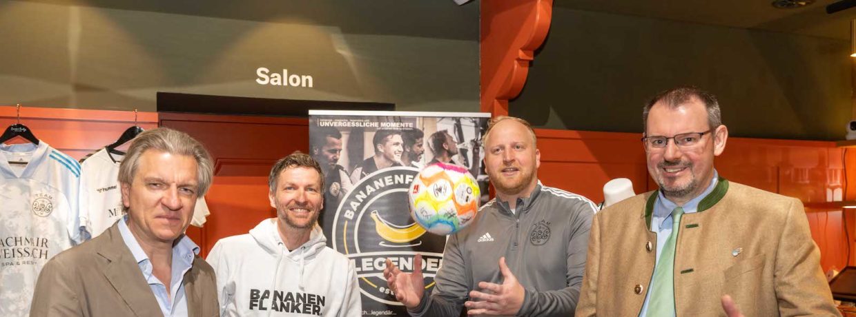 Fußballfieber am Tegernsee: 2. Benefiz-Spiel mit den Bananenflanker-Legenden
