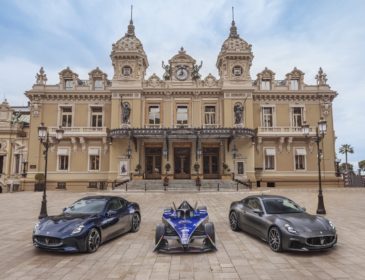 Der neue Maserati GranTurismo auf dem Place du Casino in Monte Carlo