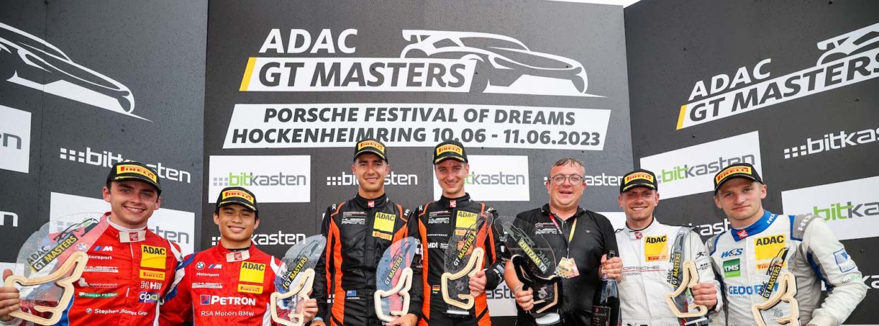 Sieg im ersten ADAC GT Masters-Rennen: Huber Racing jubelt in Hockenheim