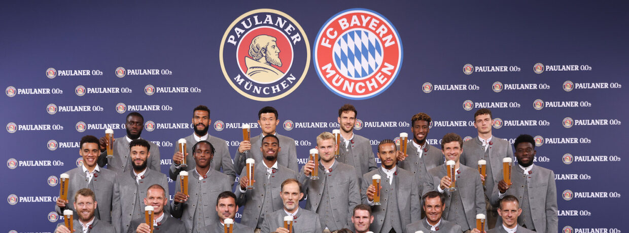 FC Bayern München – Lederhosen-Shooting bei Paulaner am Nockherberg