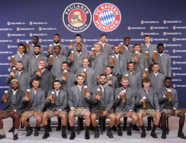FC Bayern München – Lederhosen-Shooting bei Paulaner am Nockherberg