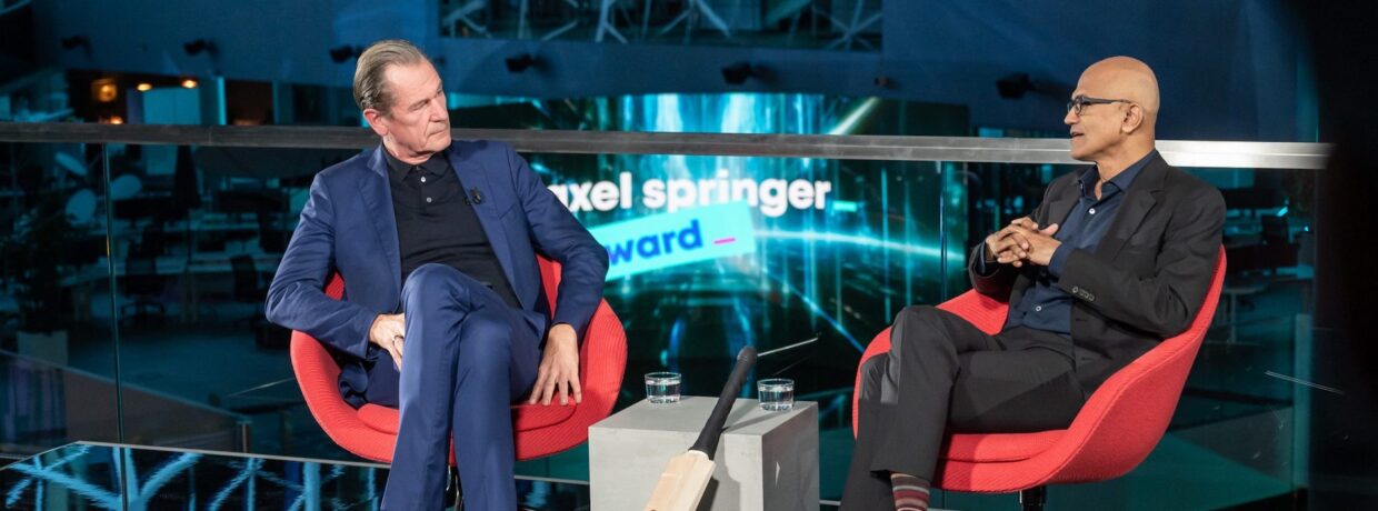 Satya Nadella mit Axel Springer Award geehrt