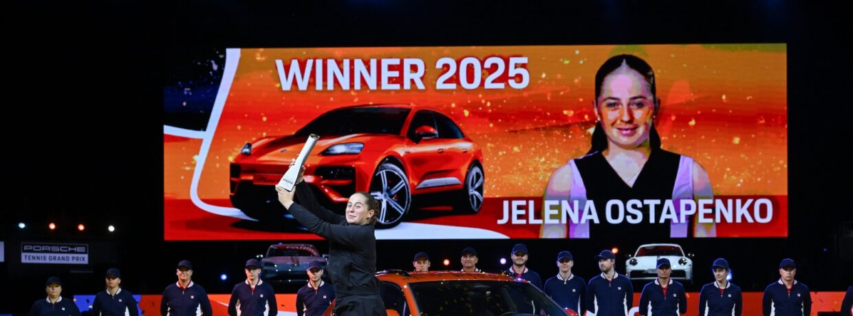 Jelena Ostapenko gewinnt den Porsche Tennis Grand Prix 2025