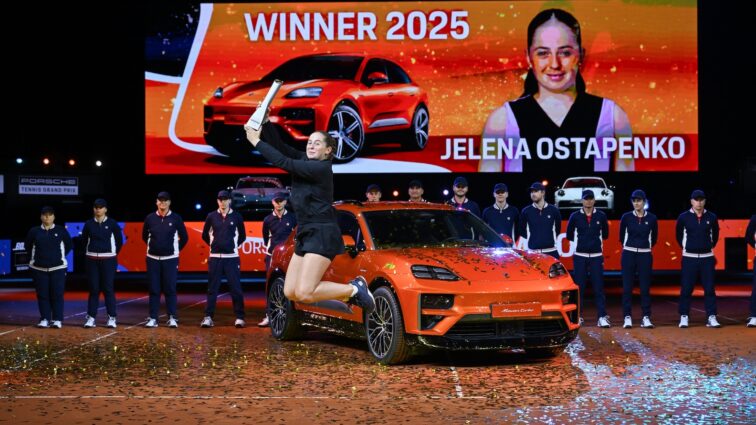 Jelena Ostapenko gewinnt den Porsche Tennis Grand Prix 2025