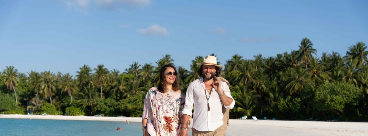 Flitterwochen im Kandima Maldives: Saina und Manuel Cortez verliebt auf den Malediven