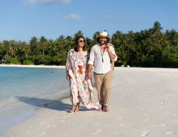 Flitterwochen im Kandima Maldives: Saina und Manuel Cortez verliebt auf den Malediven